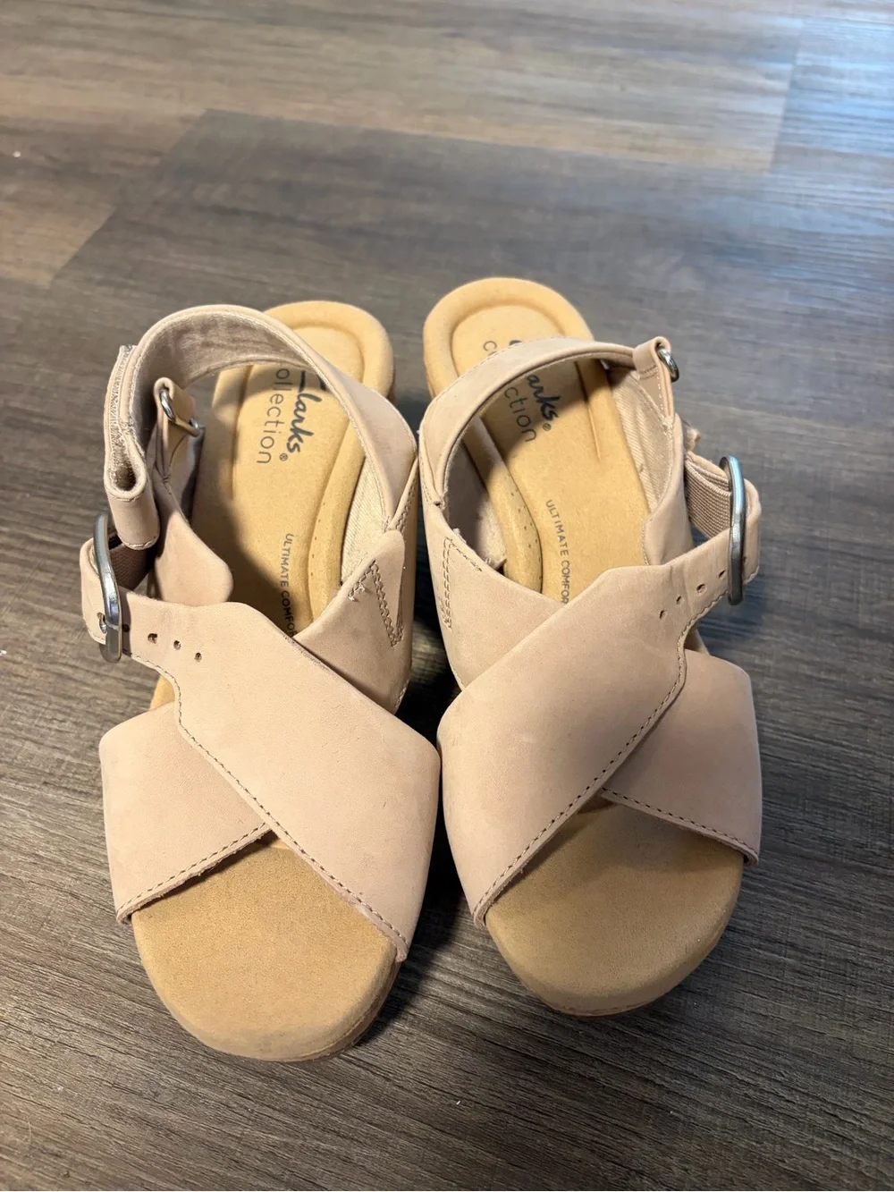 Clarks soft leather